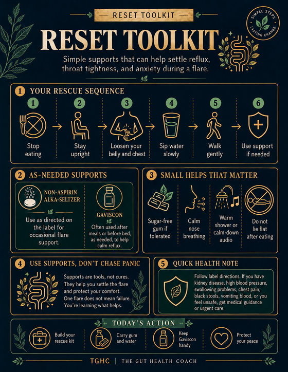 Sample reset toolkit page from the Quick Start Practical Guide